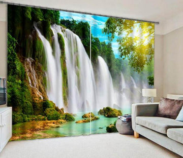3D Pretty Waterfall 919 Curtains Drapes Wallpaper AJ Wallpaper 