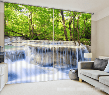 3D Forest River 1222 Curtains Drapes Wallpaper AJ Wallpaper 