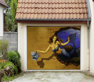 3D Elegant Mermaid 403 Garage Door Mural Wallpaper AJ Wallpaper 