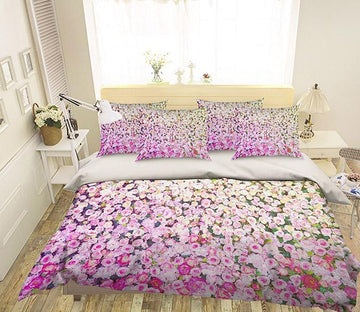 3D Dense Flowers 192 Bed Pillowcases Quilt Wallpaper AJ Wallpaper 