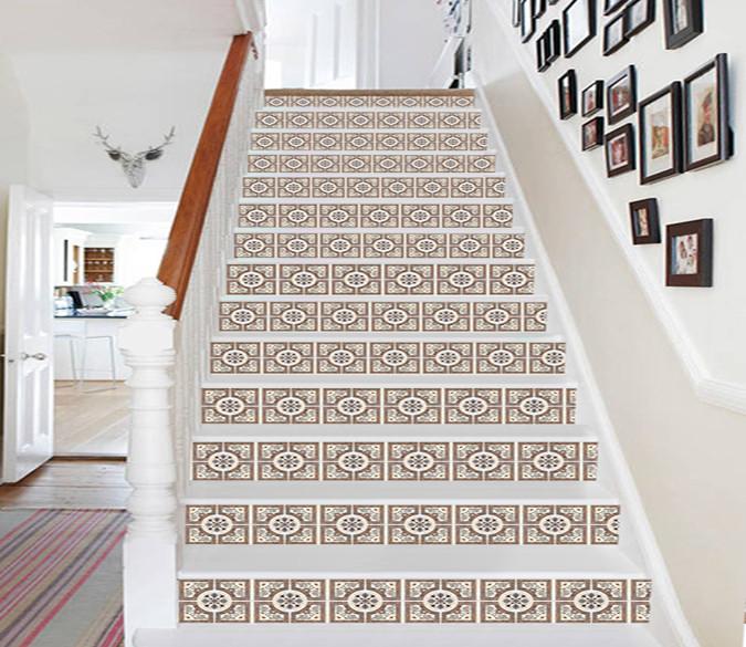 3D Elegant Patterns 610 Stair Risers Wallpaper AJ Wallpaper 
