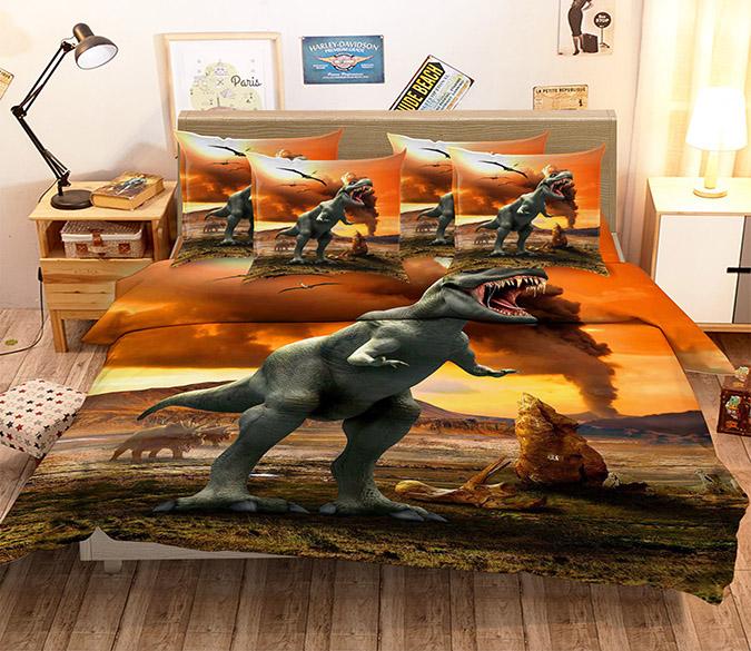 3D Dinosaurs Era 121 Bed Pillowcases Quilt Wallpaper AJ Wallpaper 