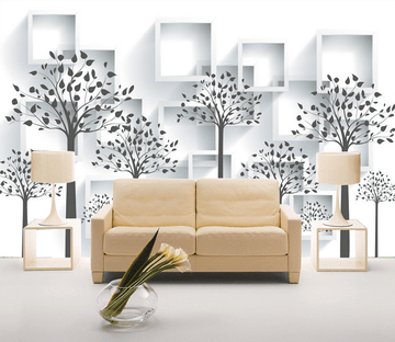 Young Trees And Frames Wallpaper AJ Wallpaper 