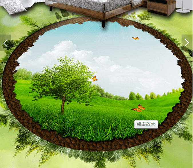 3D Grassland Floor Mural Wallpaper AJ Wallpaper 2 