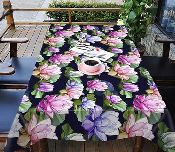 3D Lotus Flowers 645 Tablecloths Wallpaper AJ Wallpaper 