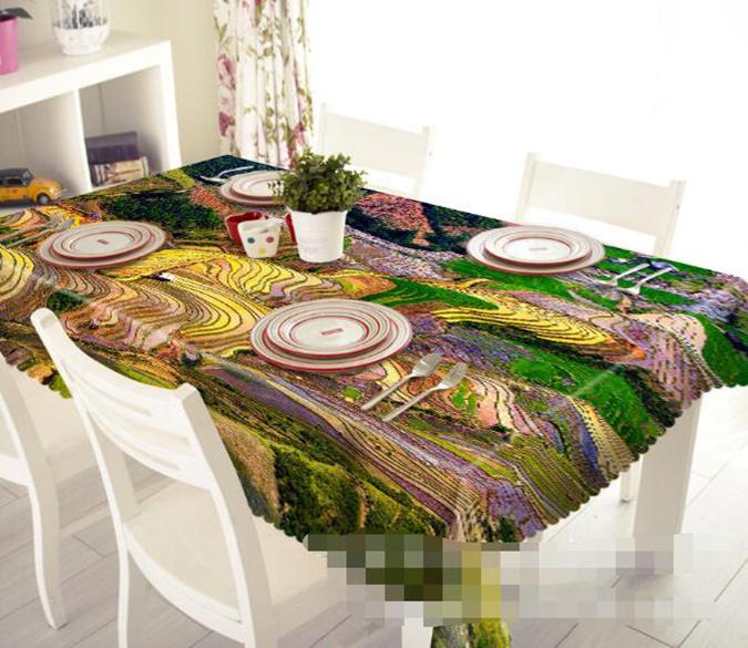 3D Terraces Scenery 1226 Tablecloths Wallpaper AJ Wallpaper 