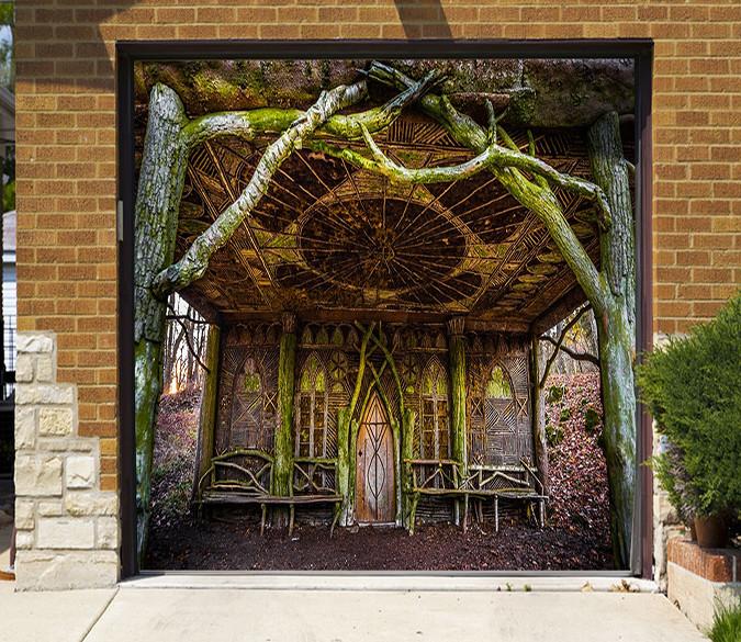 3D Delicate Wood House 169 Garage Door Mural Wallpaper AJ Wallpaper 