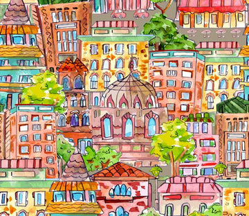 Colored Town Wallpaper AJ Wallpaper 