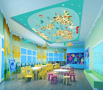 Pretty Lovely World Map Wallpaper AJ Wallpaper 