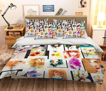 3D Graffiti Fashion Women 278 Bed Pillowcases Quilt Wallpaper AJ Wallpaper 