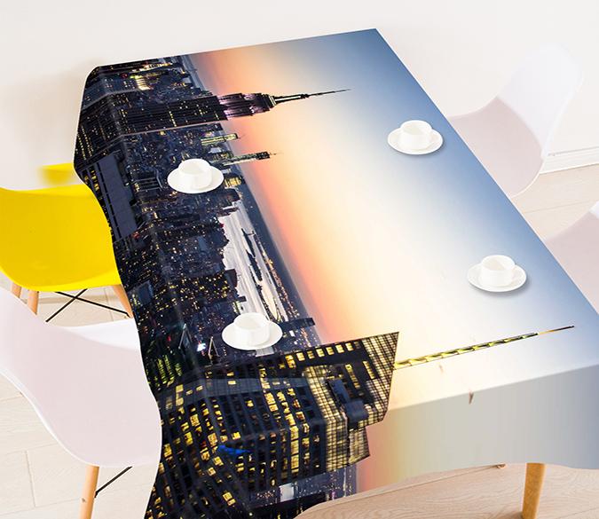 3D New York Sunset Clouds 426 Tablecloths Wallpaper AJ Wallpaper 