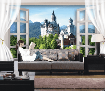 Window Castle Wallpaper AJ Wallpaper 