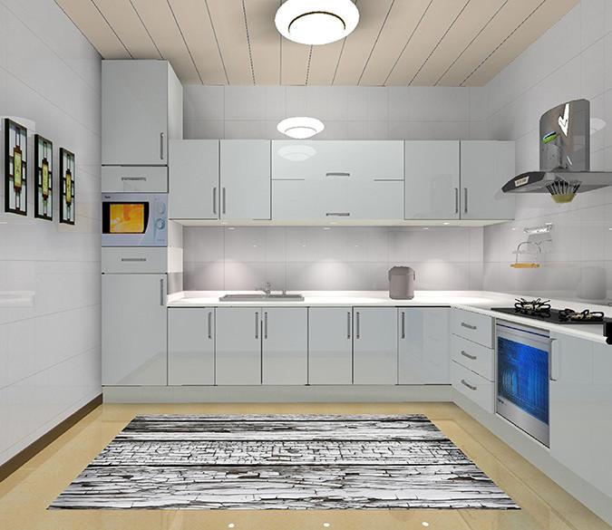 3D Wood Boards Paint Cracks 137 Kitchen Mat Floor Mural Wallpaper AJ Wallpaper 