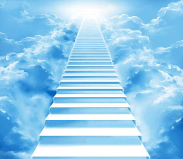 3D Sky Stairs Floor Mural Wallpaper AJ Wallpaper 2 