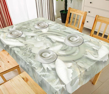 3D Fish Pond 156 Tablecloths Wallpaper AJ Wallpaper 