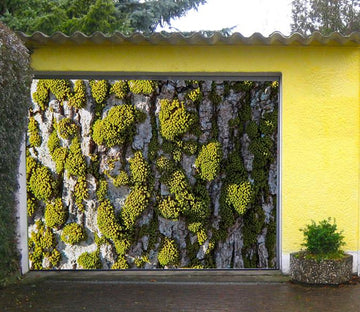 3D Cliff Green Mosses 230 Garage Door Mural Wallpaper AJ Wallpaper 