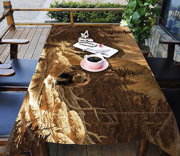3D Mountain Bear 854 Tablecloths Wallpaper AJ Wallpaper 