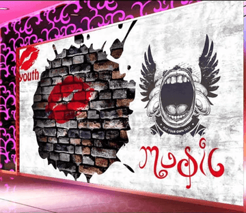 3D Crazy Lips 088 Wallpaper AJ Wallpaper 