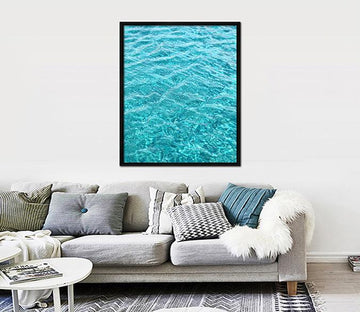 3D Sea Wave 005 Fake Framed Print Painting Wallpaper AJ Creativity Home 