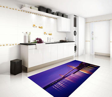 3D Golden Gate Bridge 062 Kitchen Mat Floor Mural Wallpaper AJ Wallpaper 