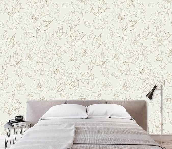 3D Hand Painting Flowers 038 Wallpaper AJ Wallpaper 