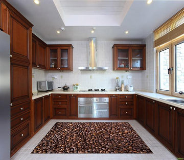 3D Coffee Beans 680 Kitchen Mat Floor Mural Wallpaper AJ Wallpaper 
