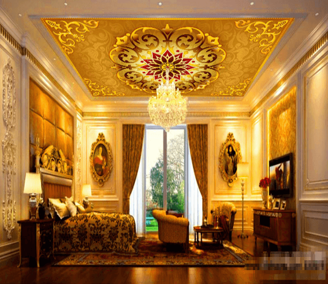 Gold Red Flower 150 Wallpaper AJ Wallpaper 