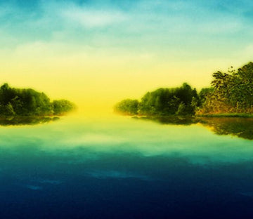 Lake Sunset Glow 1 Wallpaper AJ Wallpaper 