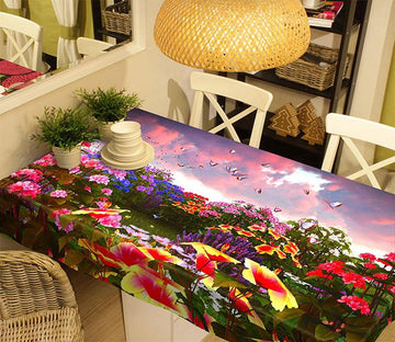 3D Flowers Butterflies 50 Tablecloths Wallpaper AJ Wallpaper 