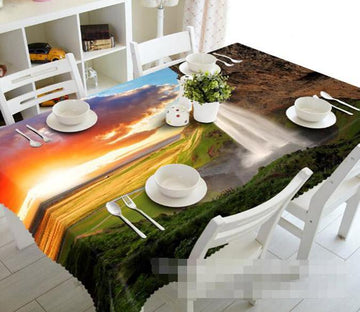 3D Waterfall Scenery 853 Tablecloths Wallpaper AJ Wallpaper 