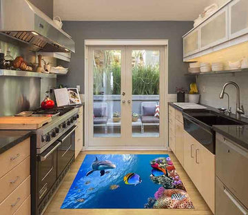 3D Ocean World Kitchen Mat Floor Mural Wallpaper AJ Wallpaper 