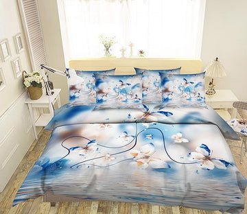 3D Sea Butterflies 105 Bed Pillowcases Quilt Wallpaper AJ Wallpaper 