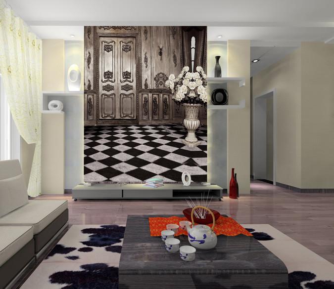 Delicate Door Wallpaper AJ Wallpaper 