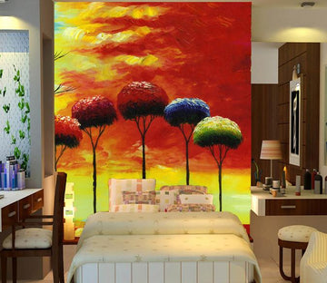 Colorful Trees 2 Wallpaper AJ Wallpaper 