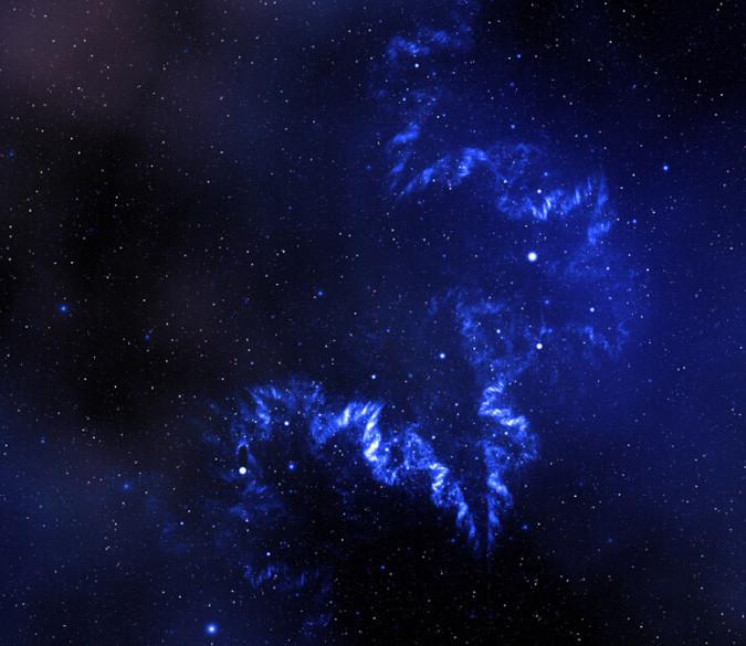 Blue Starry Sky Wallpaper AJ Wallpaper 