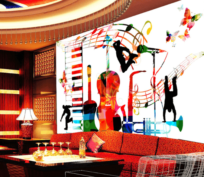 Musical Instrument Wallpaper AJ Wallpaper 