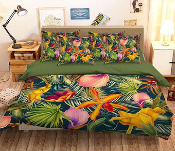 3D Coniferous Flowers 204 Bed Pillowcases Quilt Wallpaper AJ Wallpaper 