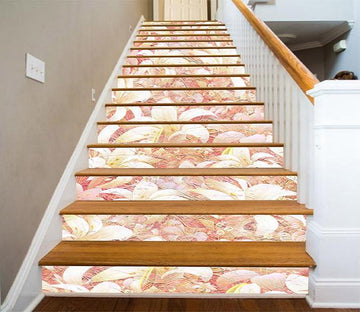 3D Retro Flowers 1284 Stair Risers Wallpaper AJ Wallpaper 