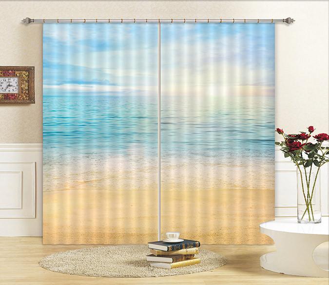 3D Sea Scenery 43 Curtains Drapes Wallpaper AJ Wallpaper 