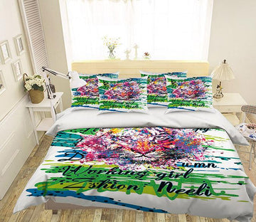 3D Graffiti Tiger 145 Bed Pillowcases Quilt Wallpaper AJ Wallpaper 