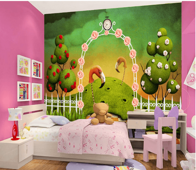 3D Grassland Animals Paradise Wallpaper AJ Wallpaper 