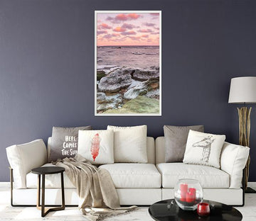 3D Red Cloud 016 Fake Framed Print Painting Wallpaper AJ Creativity Home 