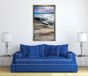 3D Coast Stone 086 Fake Framed Print Painting Wallpaper AJ Creativity Home 