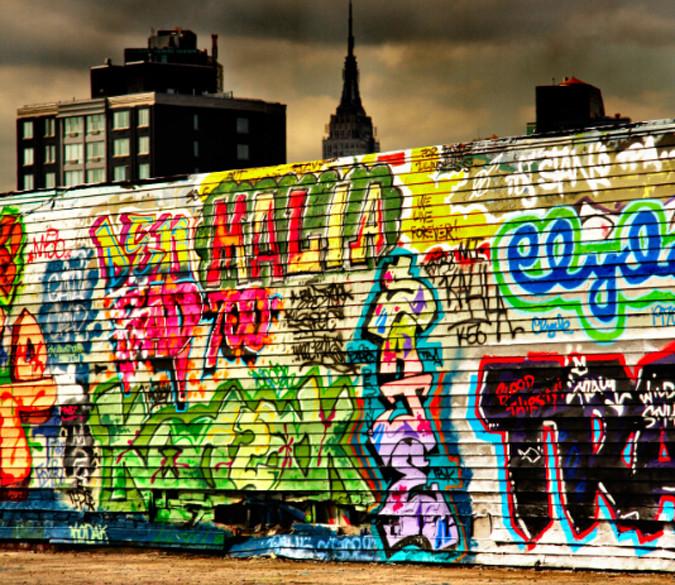 Graffiti Wall Wallpaper AJ Wallpaper 