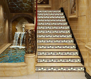 3D Classic Pattern 1667 Stair Risers Wallpaper AJ Wallpaper 