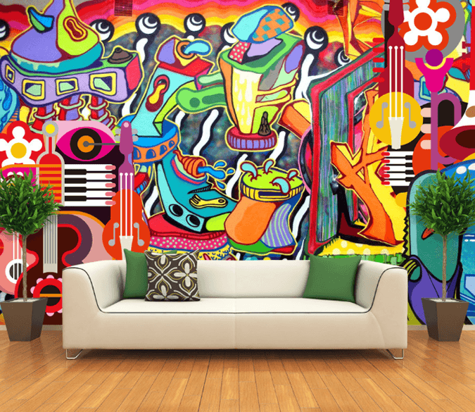 3D Monster Musical Iinstrument 199 Wallpaper AJ Wallpaper 