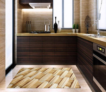 3D Bamboo Weave 651 Kitchen Mat Floor Mural Wallpaper AJ Wallpaper 