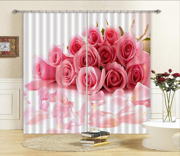 3D Rose Bouquet 295 Curtains Drapes Wallpaper AJ Wallpaper 