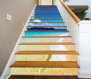3D Pretty Sea Scenery 1024 Stair Risers Wallpaper AJ Wallpaper 