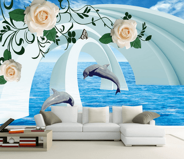 Fresh Roses And Arches Wallpaper AJ Wallpaper 